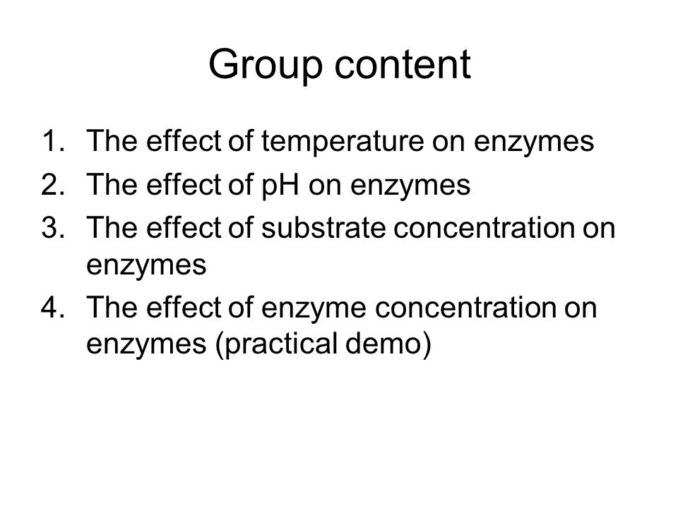 The Effects of Temperature on Enzyme Activity and Biology